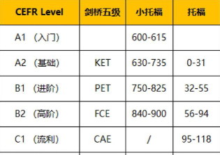 雅思成绩要求